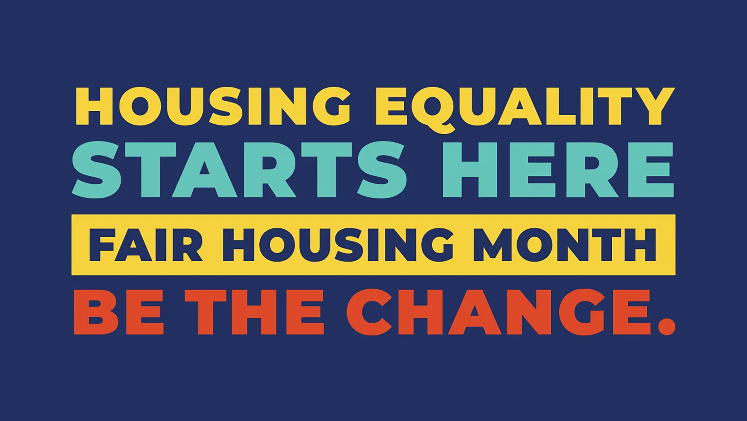 Fair Housing Month