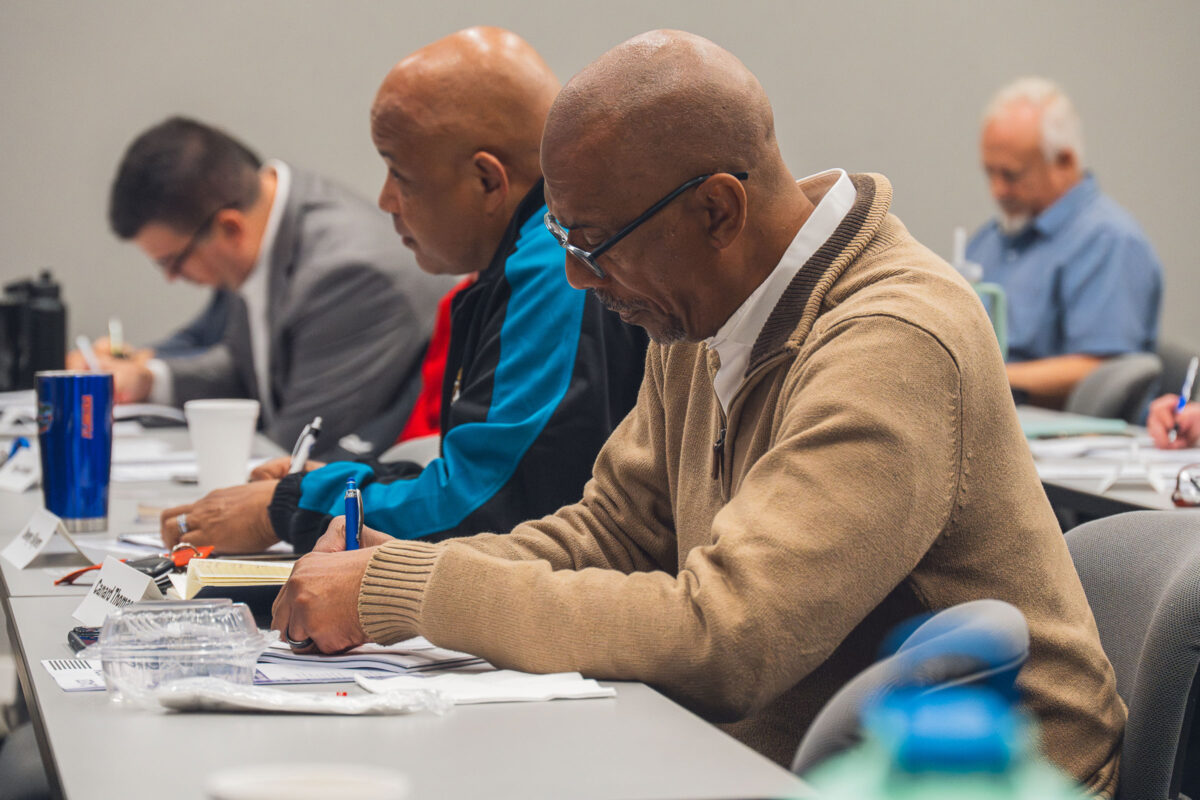 Realtor member in a continuing education class