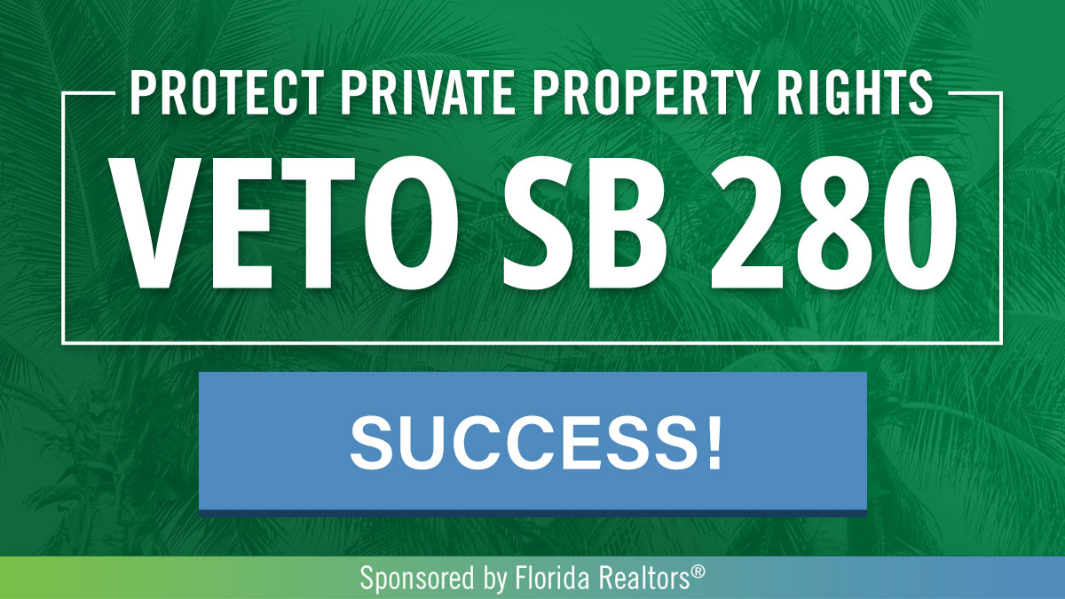 Veto SB 280 was a success!