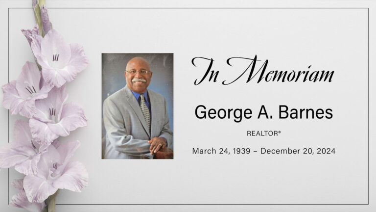 In Memoriam - George A. Barnes