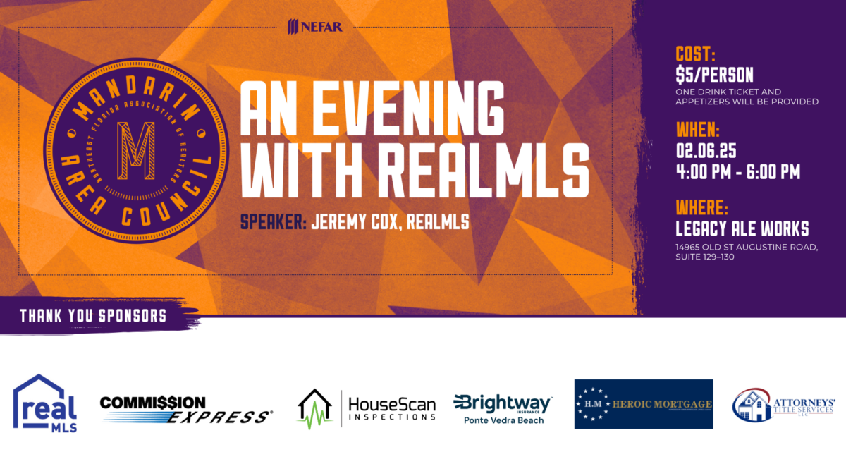 Mandarin Area Council 02 06 25 Evening with realMLS FACEBOOK