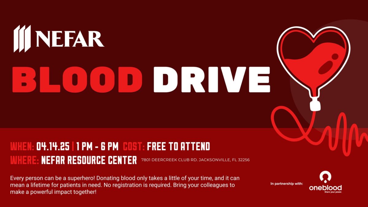 NEFAR Blood Drive 4/14/25