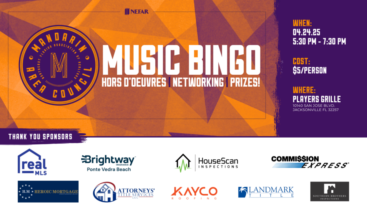 Mandarin Area Council Music Bingo