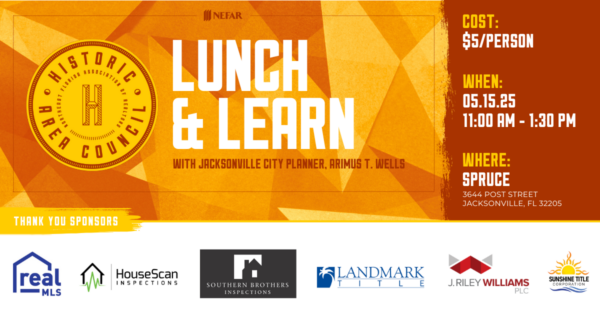 Historic Area Council Lunch & Learn 5.25