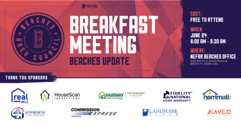 Don't Miss the Beaches Breakfast to Gain Community Insights & Connections