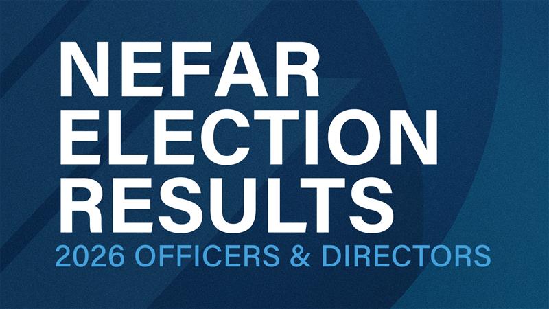 NEFAR Announces 2026 Elected Leaders