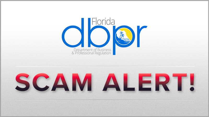 DBPR Issues Important Security Notice to Licensees