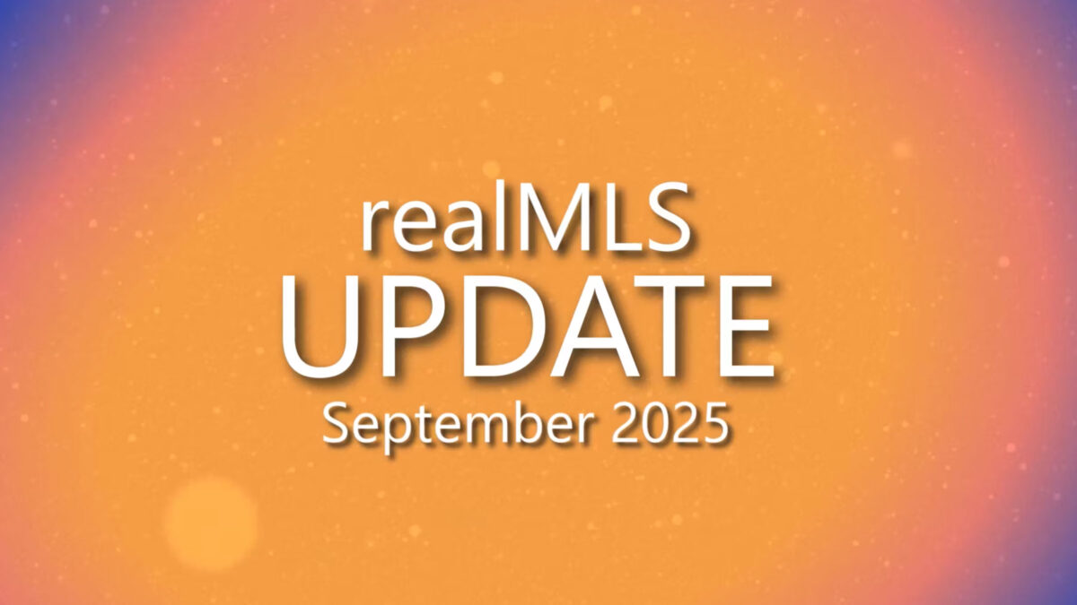 realMLS Update September 2025