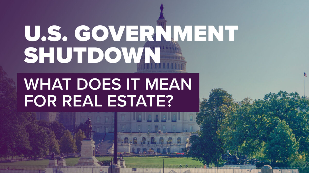 Government Shutdown: What does it mean for real estate?