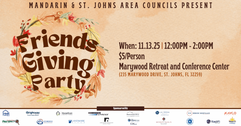 Friendsgiving Lunch with Mandarin & St. Johns – Celebrate, Connect & Give Back
