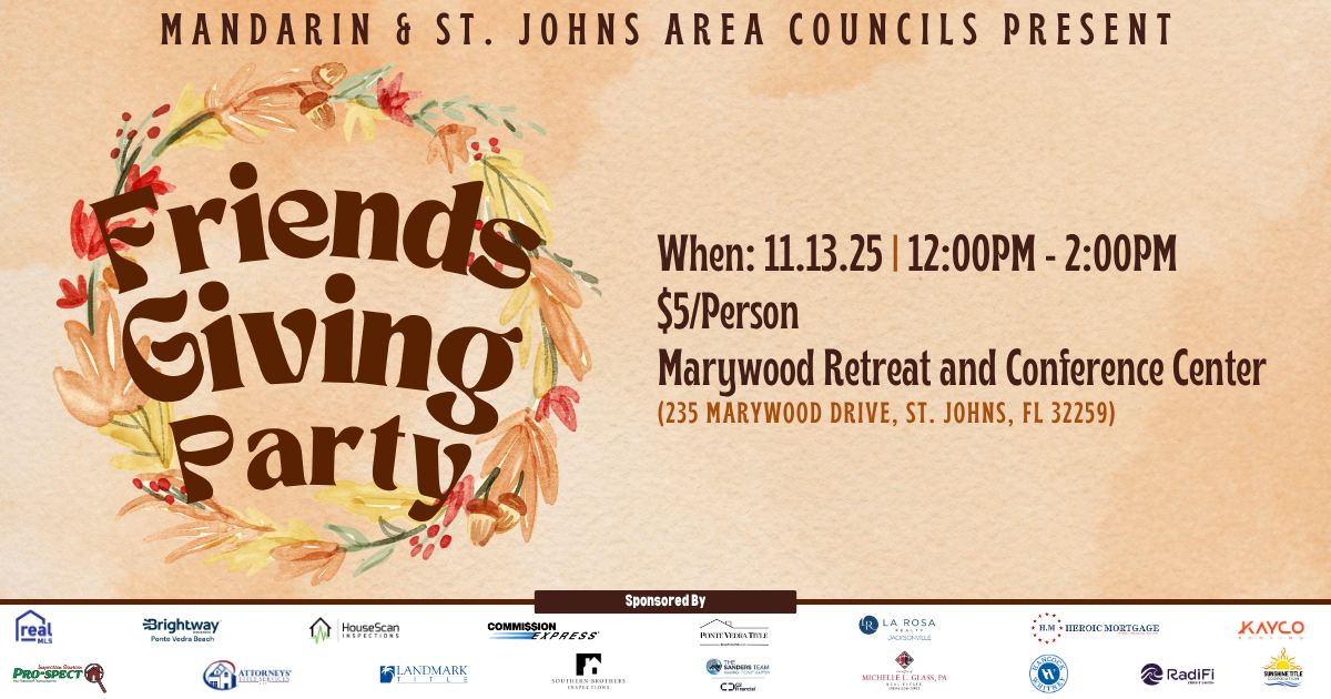 Friendsgiving Lunch with Mandarin & St. Johns – Celebrate, Connect & Give Back