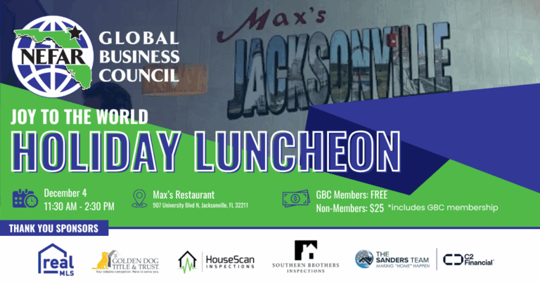 Joy To The World Holiday Luncheon: A Festive Celebration with NEFAR’s Global Business Council