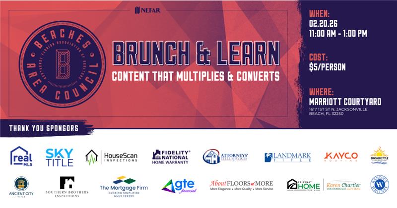 Content That Multiplies & Converts: Beaches Area Council Brunch