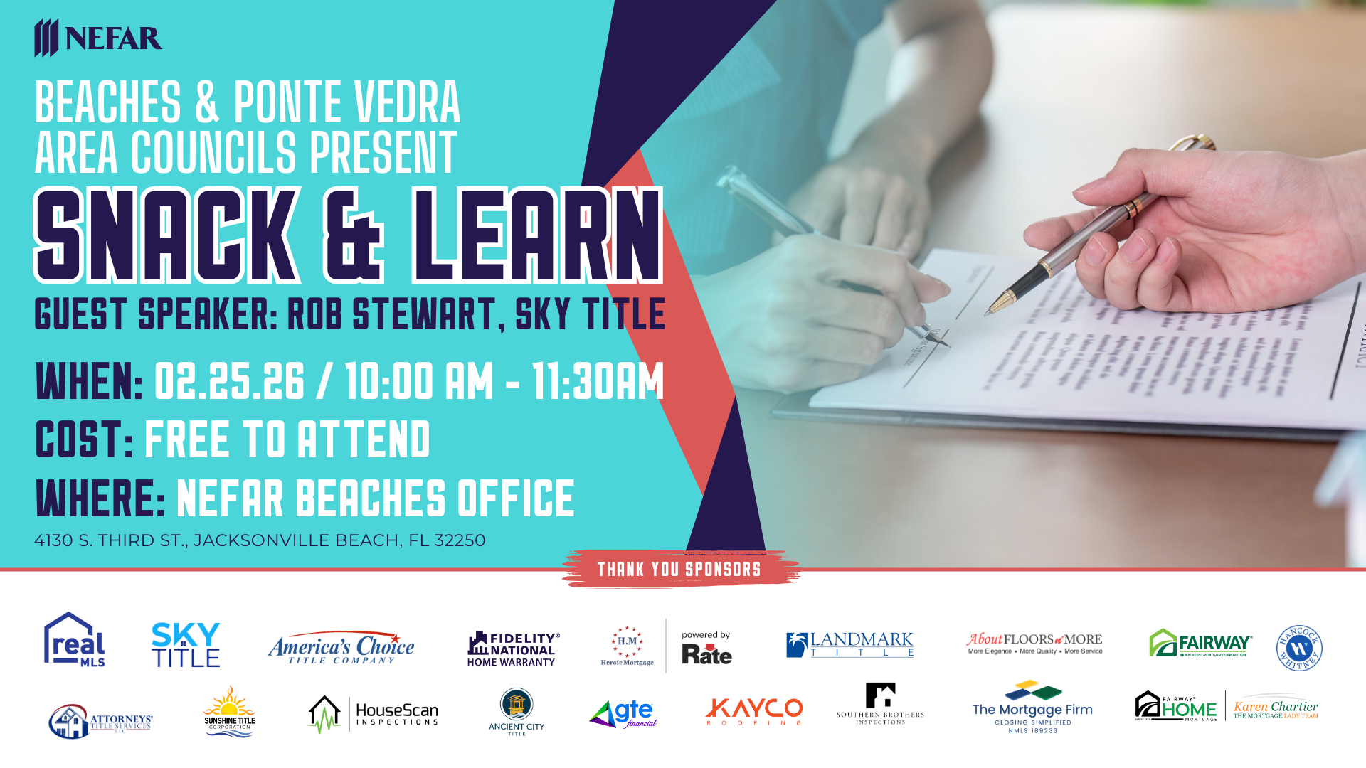 Learn How New FinCEN Rules Could Affect You with the Beaches & Ponte Vedra Area Councils