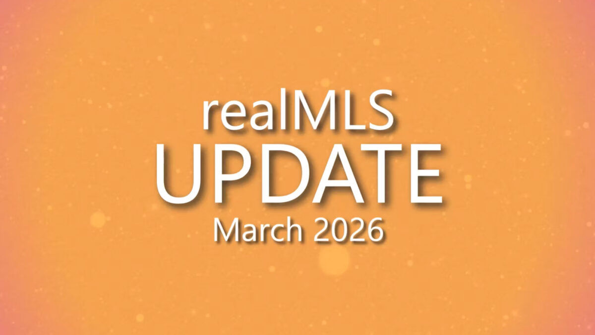 realMLS Update: March 2026
