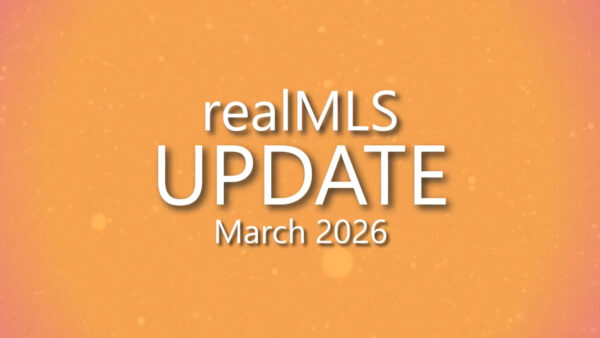 realMLS Update: March 2026