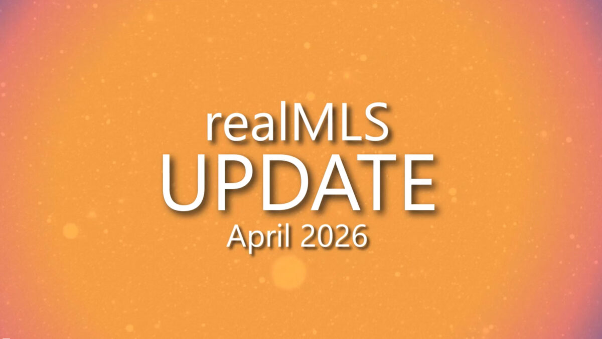 realMLS Update: April 2026