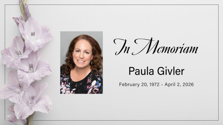 In Memoriam: Paula Givler