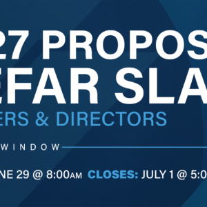 Proposed Slate 2027