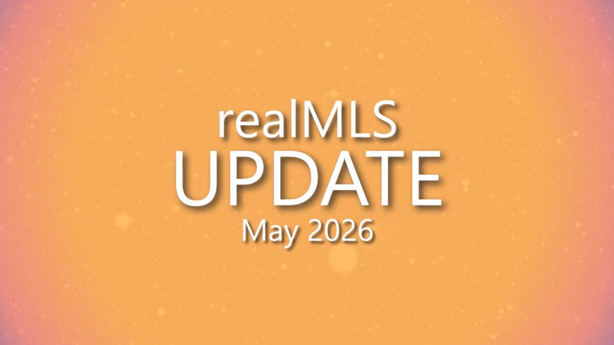 realMLS Update: May 2026
