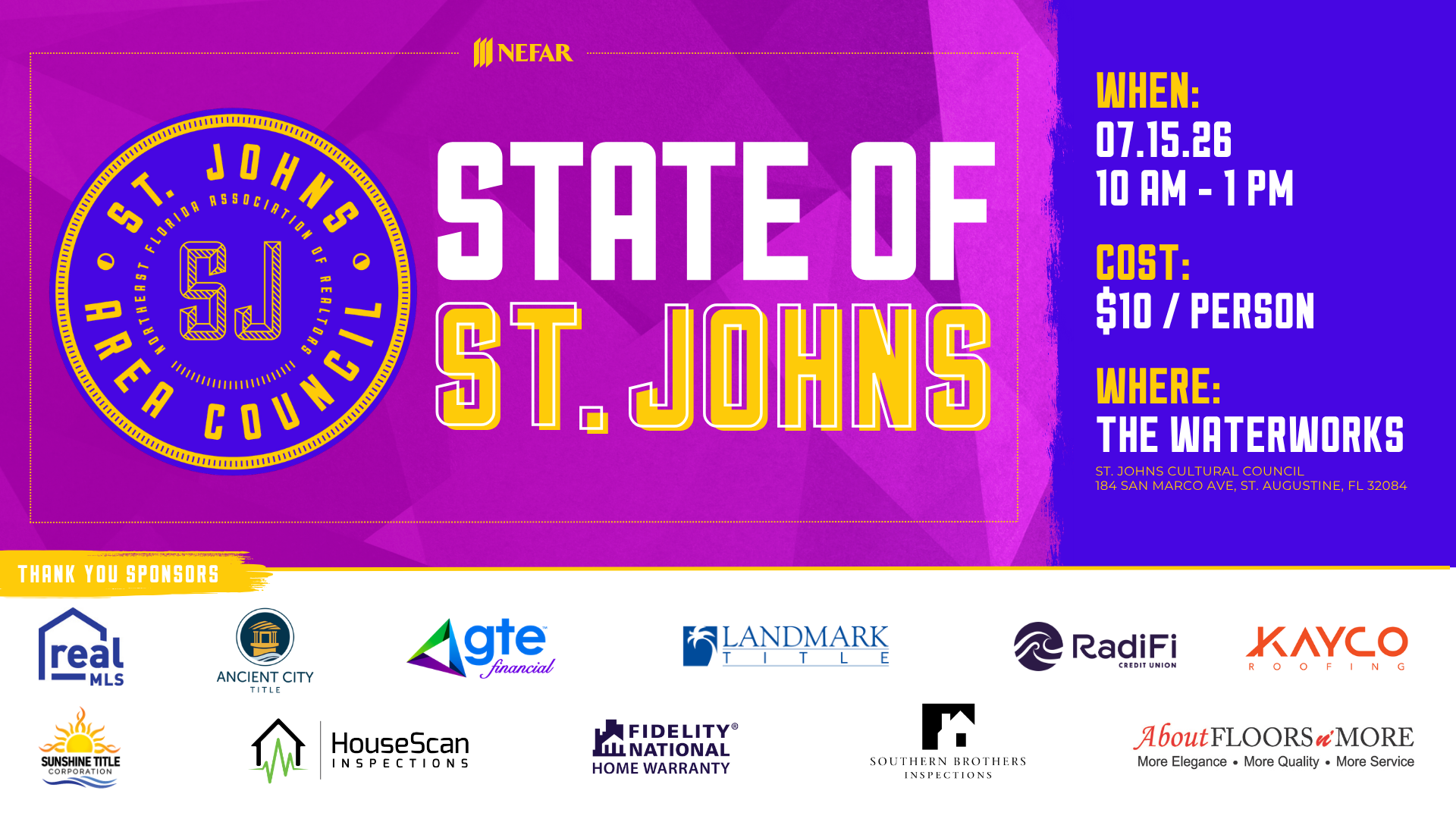 Gain Insight Into the Future of St. Johns County at State of St. Johns