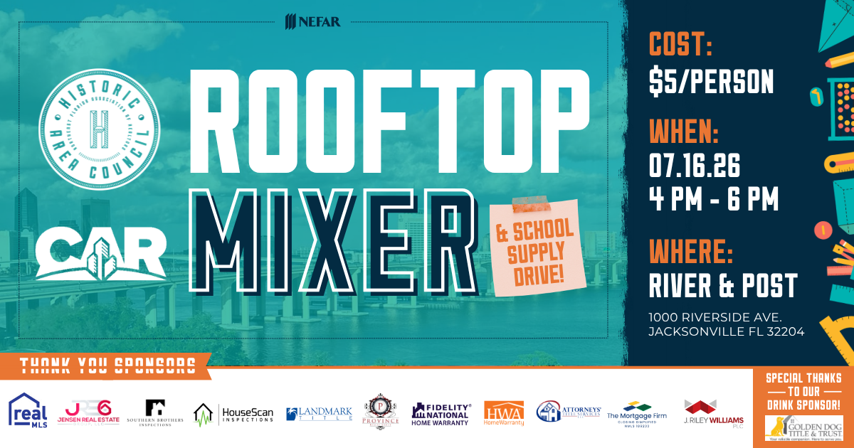 Rooftop Mixer with Historic Area Council and Commercial alliance of REALTORS