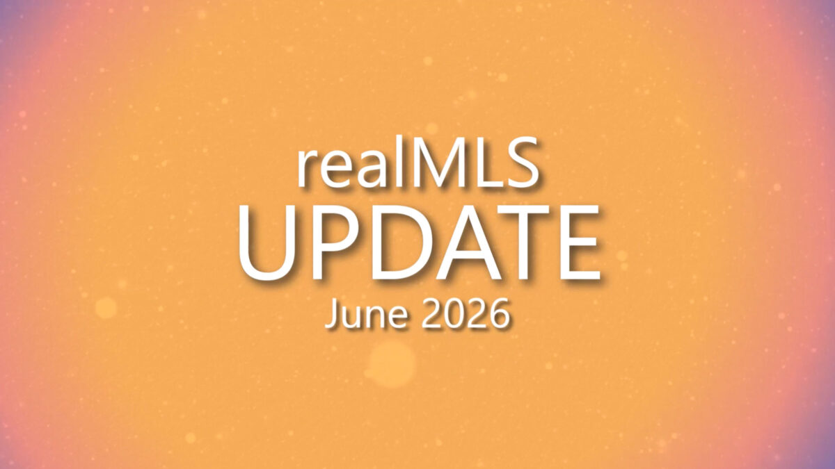 realMLS Update: June 2026