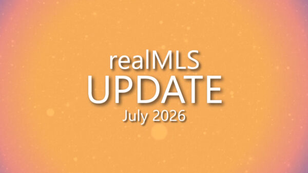 realMLS Update: July 2026