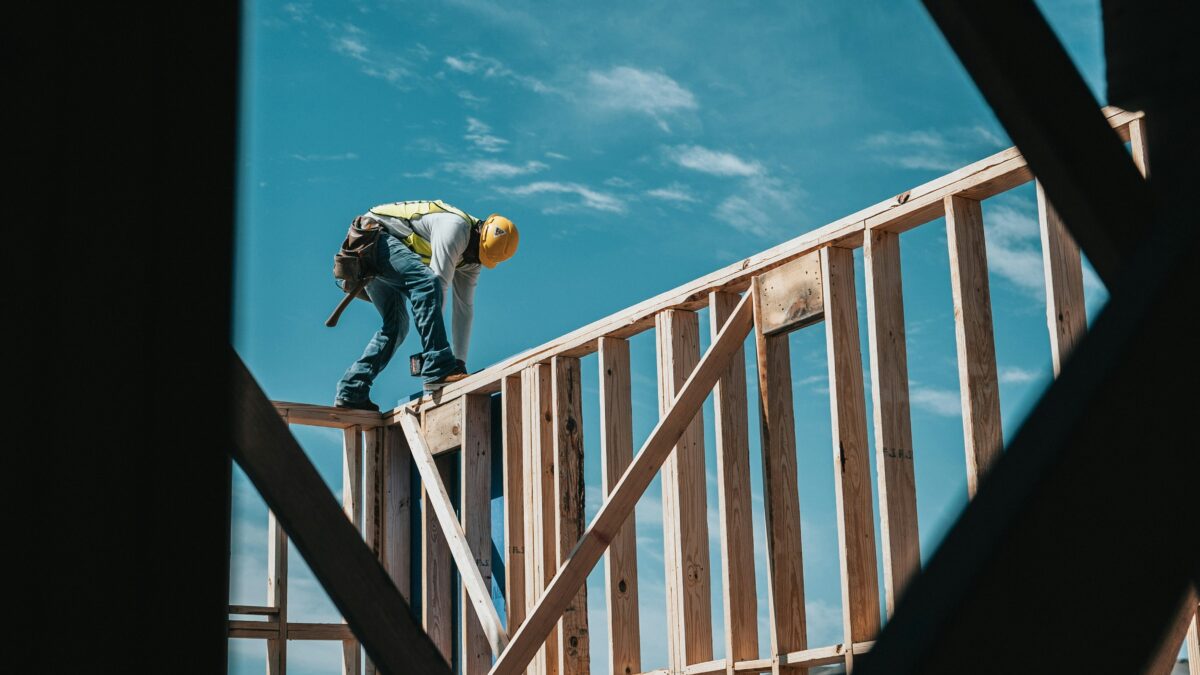 Buying Land and Building a New Home in Northeast Florida Edition 4 Man building a home