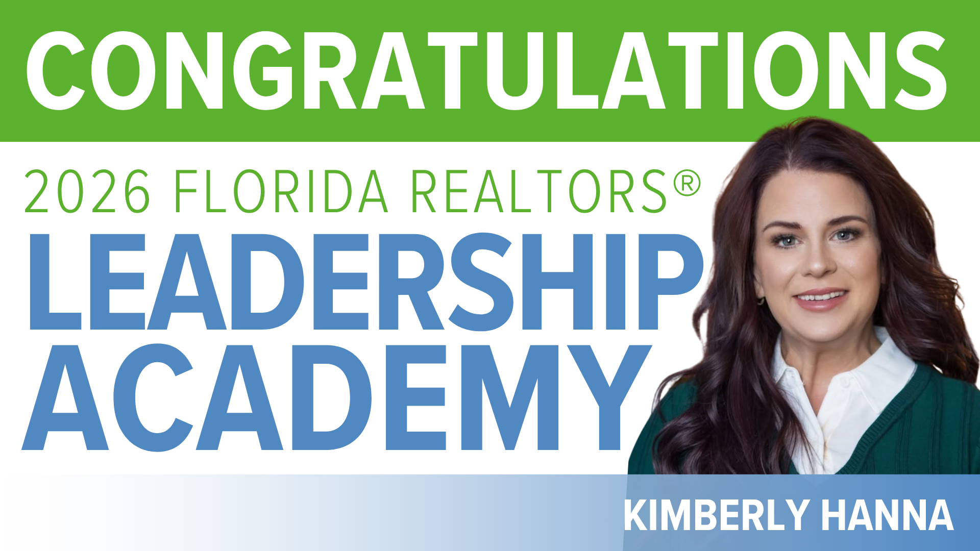 Kimberly Hanna FL REALTORS Leadership Academy